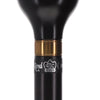 Scratch and Dent Timeless Black & Gold Elegance Knob Walking Stick V3486