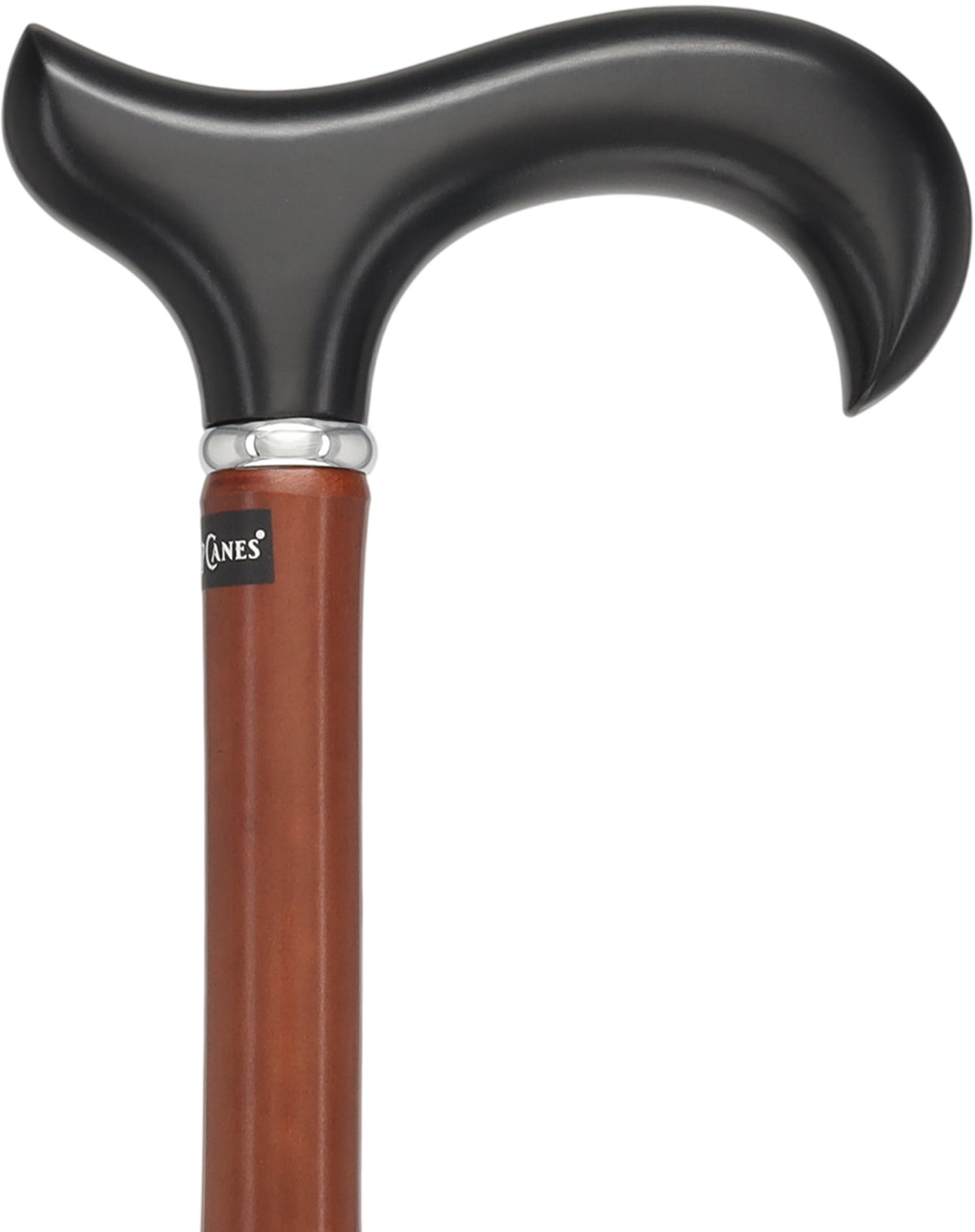 Bamboo Shaft Cane: Elegant Design, Black Beechwood Derby
