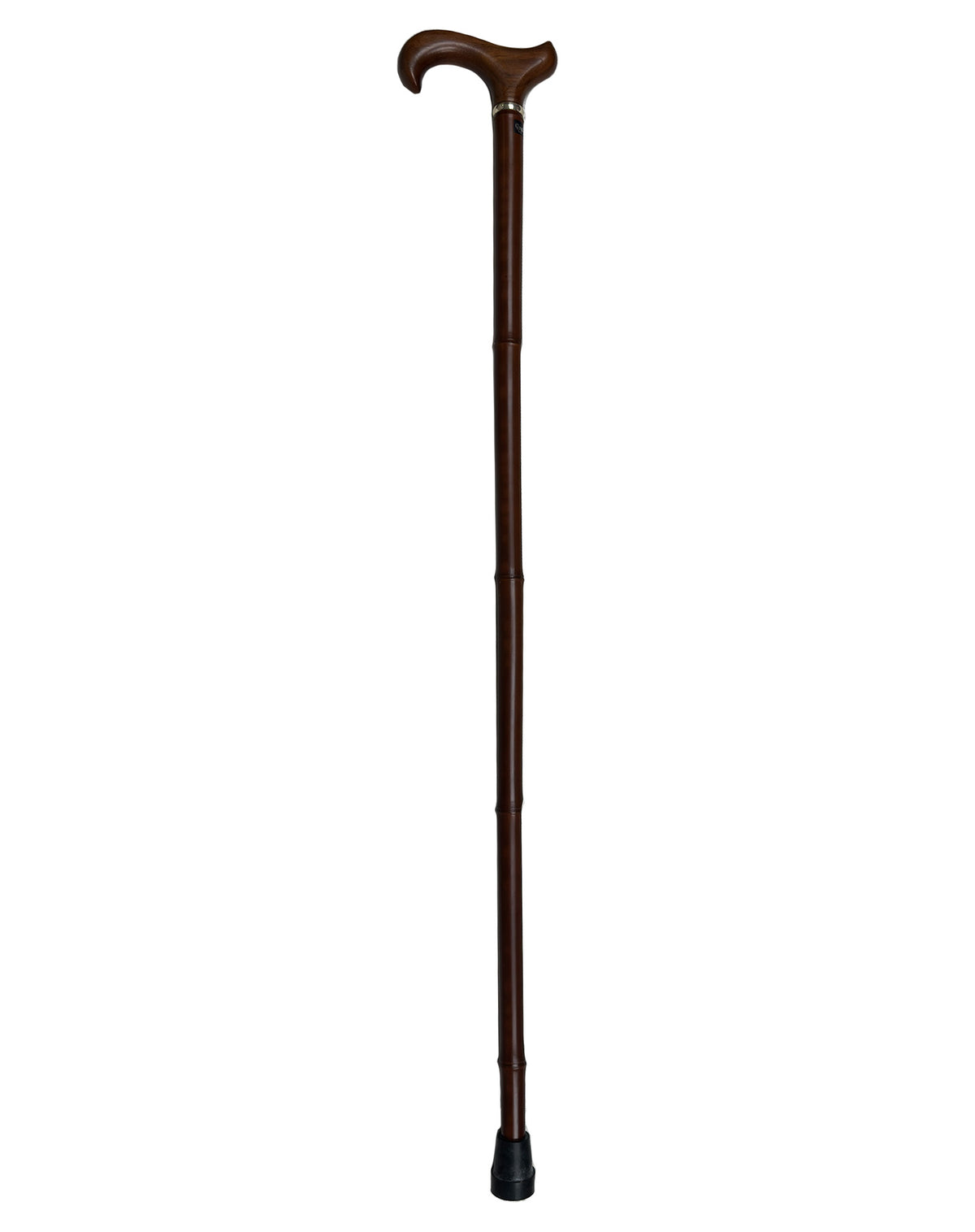 Bamboo Shaft Cane: Elegant Design, Black Beechwood Derby