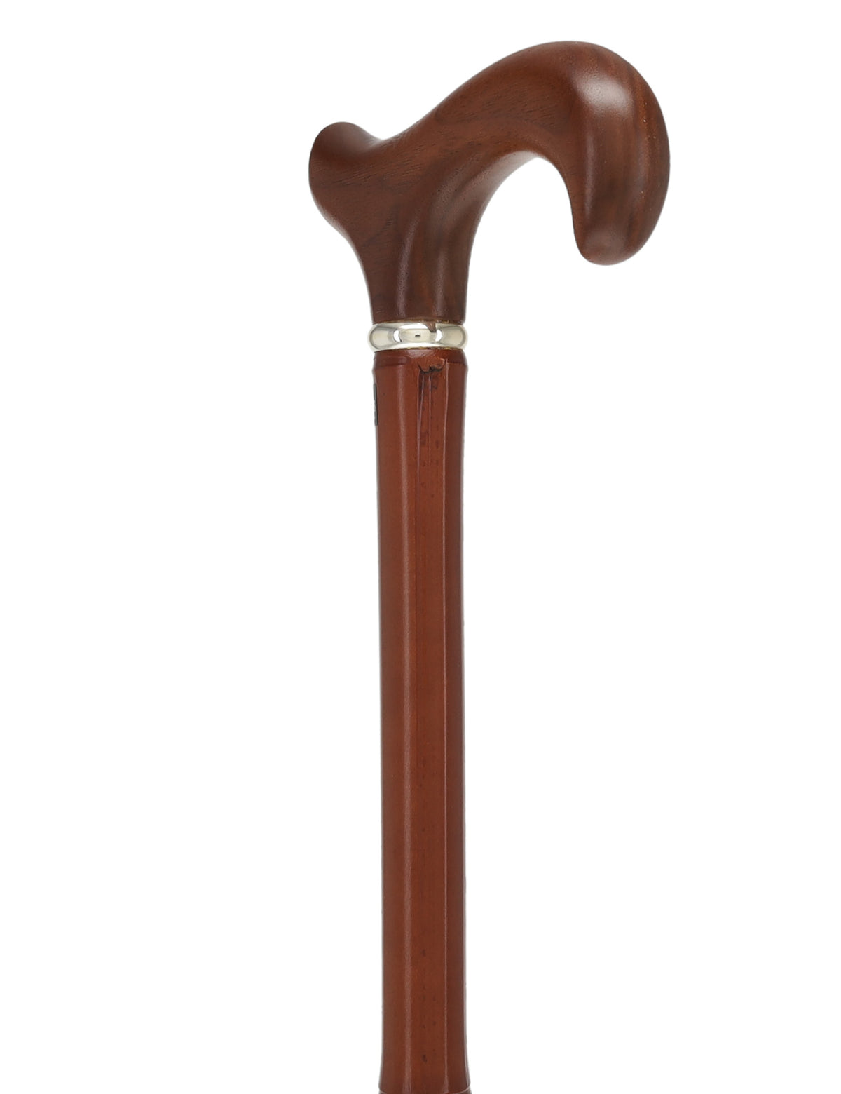 Bamboo Shaft Cane with Walnut Derby Handle: Elegant Design