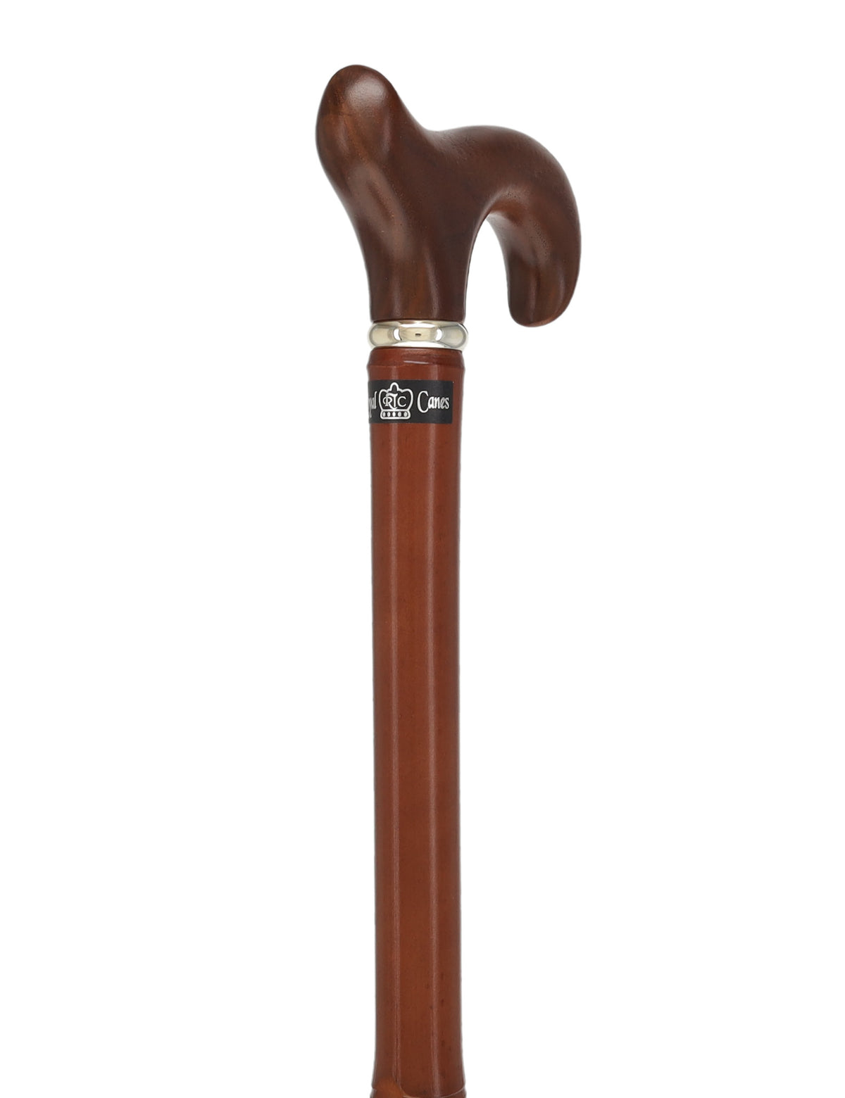 Bamboo Shaft Cane with Walnut Derby Handle: Elegant Design