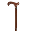 Scratch and Dent Walnut Derby Handle Cane with Dark Bamboo Shaft V2111