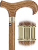 Super Strong Natural Oak Derby Cane: Extra Long, Brass Collar