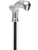 Crystal Elegance Chrome Fritz Cane with Invisible Acrylic Shaft Options