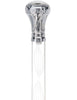 Crystal Elegance Chrome Knob Cane with Invisible Acrylic Shaft Options