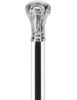 Crystal Elegance Chrome Knob Cane with Invisible Acrylic Shaft Options