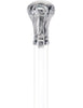 Crystal Elegance Chrome Knob Cane with Invisible Acrylic Shaft Options