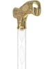 Make It Yours: Invisible Clear Shaft w/ Premium Brass Cane