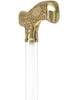 Make It Yours: Invisible Clear Shaft w/ Premium Brass Cane