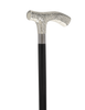 Italian Luxury Silver 925r Embossed Fritz Handle Cane