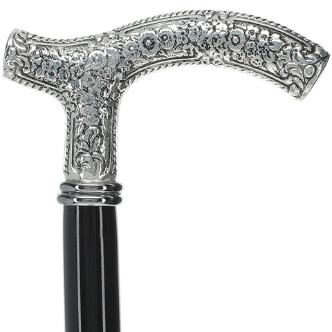 Downton Abbey Inspired - Silver 925r Petite Embossed Fritz