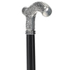 Scratch and Dent Downton Abbey Inspired - Silver 925r Petite Embossed Fritz Handle Walking Cane V2020