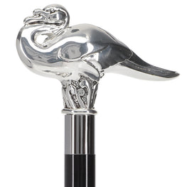 Italian Import 925r Silver Swan Stick - Agatha Christie's Poirot