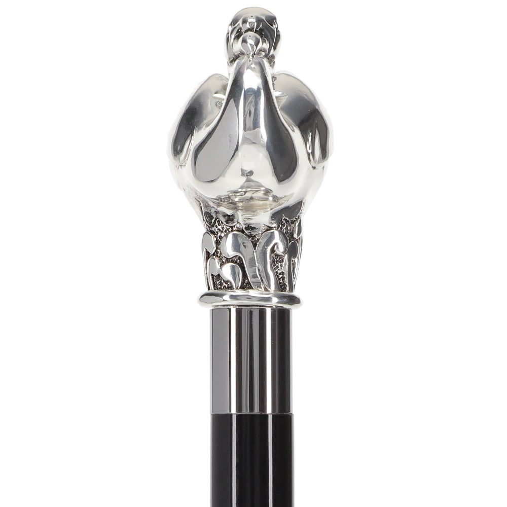 Italian Import 925r Silver Swan Stick - Agatha Christie's Poirot