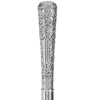 Scratch and Dent Silver 925r Vine Covered Elongated Knob Walking Stick with Black Beechwood Shaft V2115