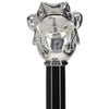 Italian Luxury Silver 925 Frog Walking Stick: Elegant Design