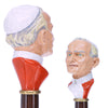Pope Giovanni Knob Walking Stick with Stained Beechwood Shaft