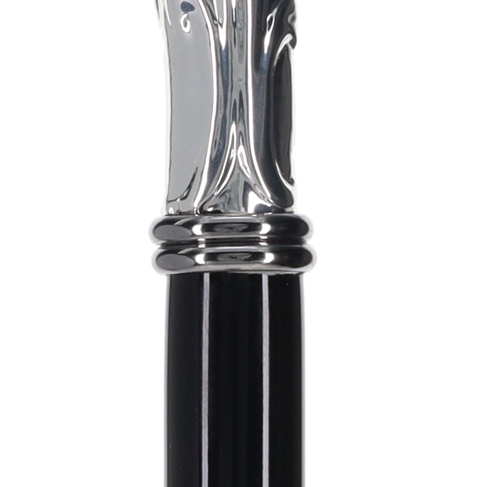 Italian Import: 925r Silver Liberty Embossed Fritz Cane