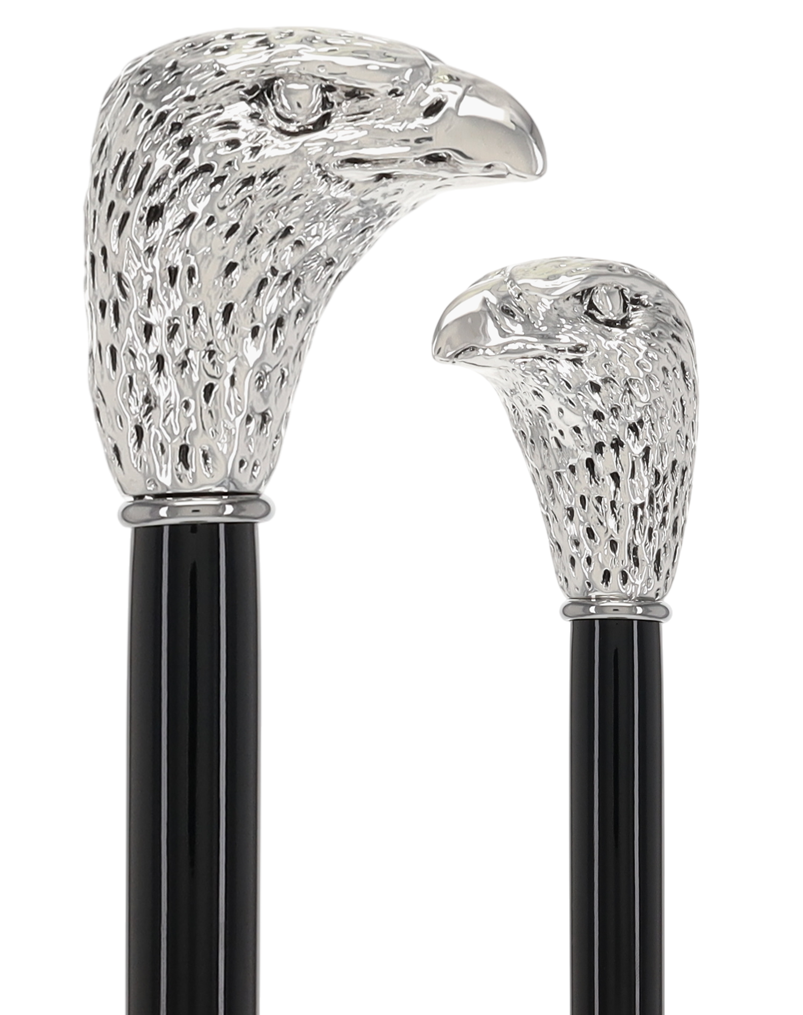 Italian Import:925 silver plating on the Falcon Head Walking Stick