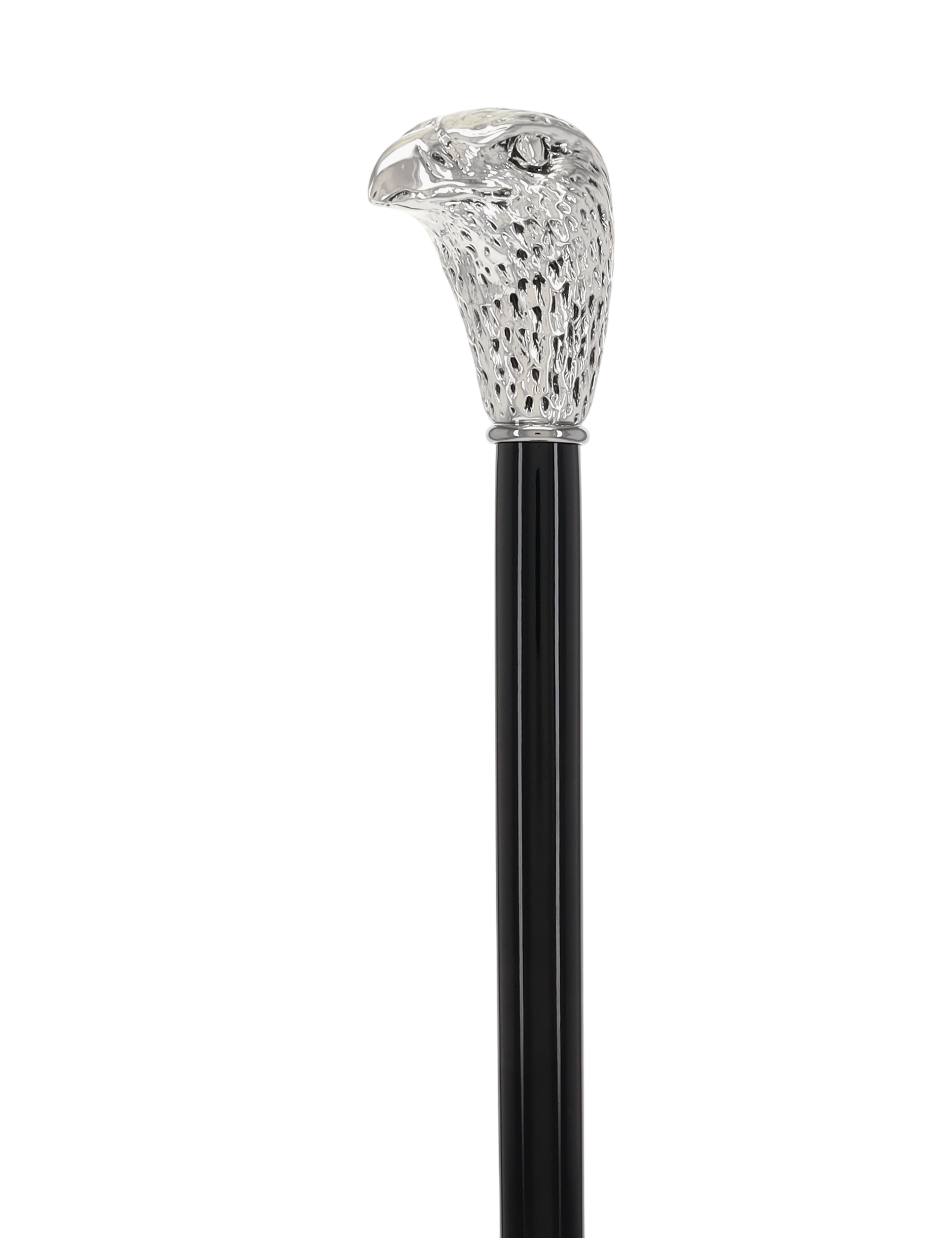 Italian Import:925 silver plating on the Falcon Head Walking Stick