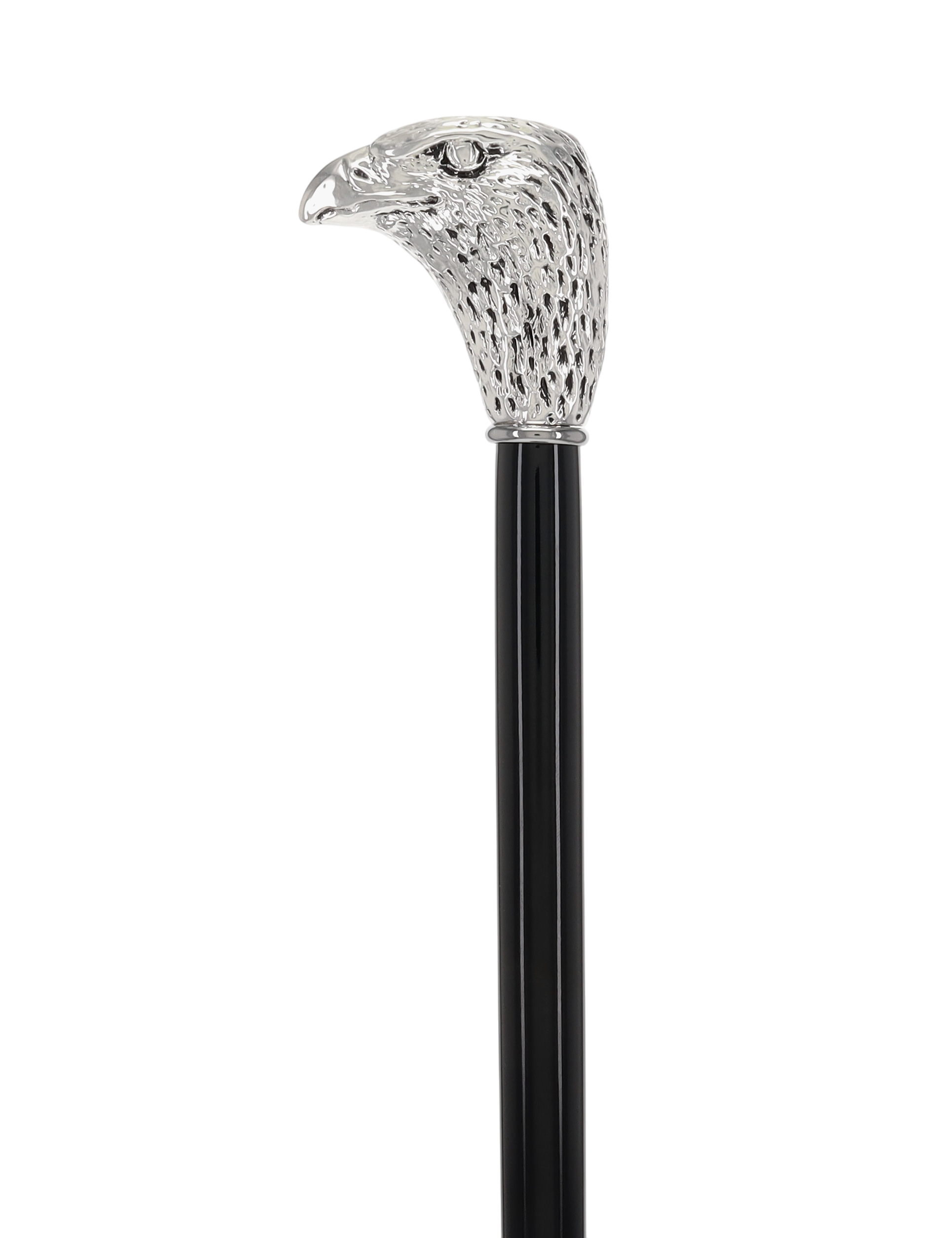 Italian Import:925 silver plating on the Falcon Head Walking Stick