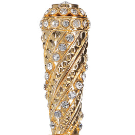 Italian Luxury: Exclusive 24K Gold & Swarovski Crystal Stick
