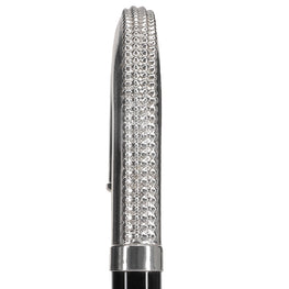 Italian Luxury: 'Lustrous Tourist' Cane, Crafted in 925r Silver