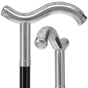 Italian Luxury 925r Silver Tranquil Fritz Cane