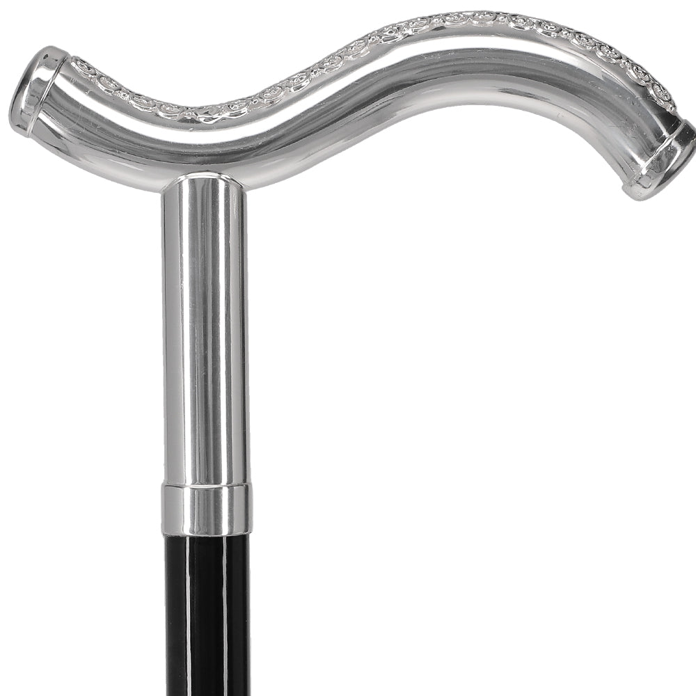 Italian Luxury 925r Silver Tranquil Fritz Cane