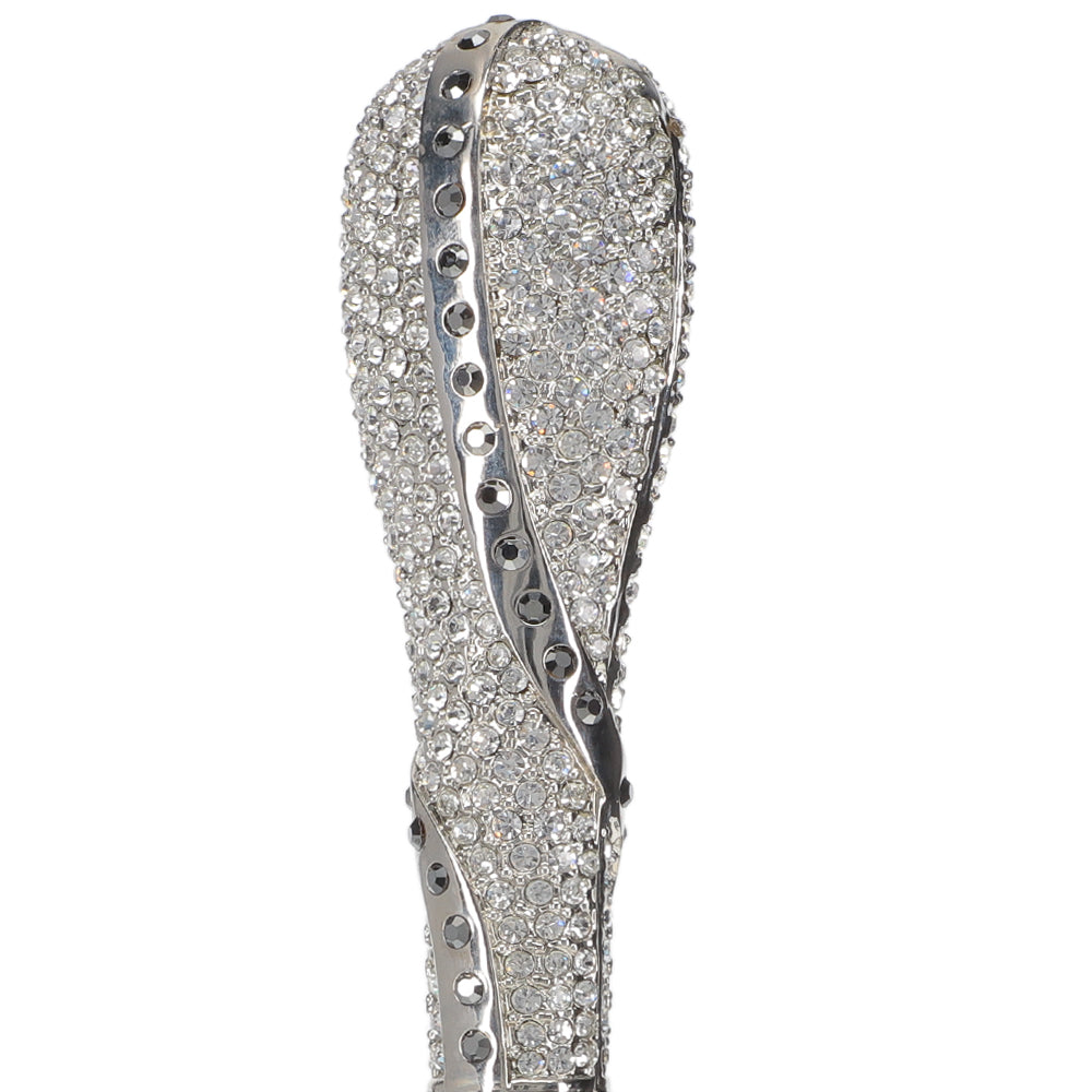Opulent Italian: 925r Silver Cane w/ Extensive Swarovski Inlay
