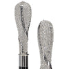 Opulent Italian: 925r Silver Cane w/ Extensive Swarovski Inlay