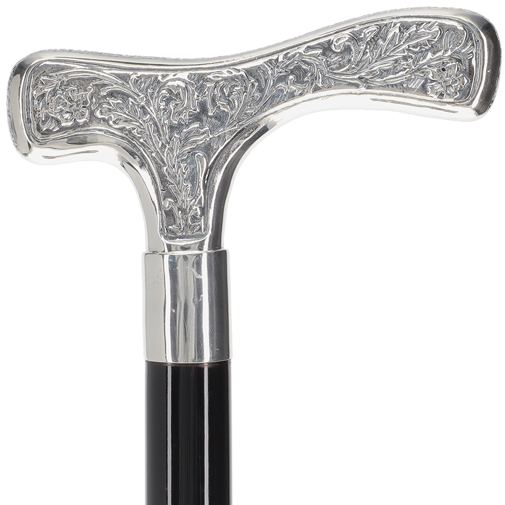 Italian Luxury 925r Embossed Fritz Cane - Antique Design