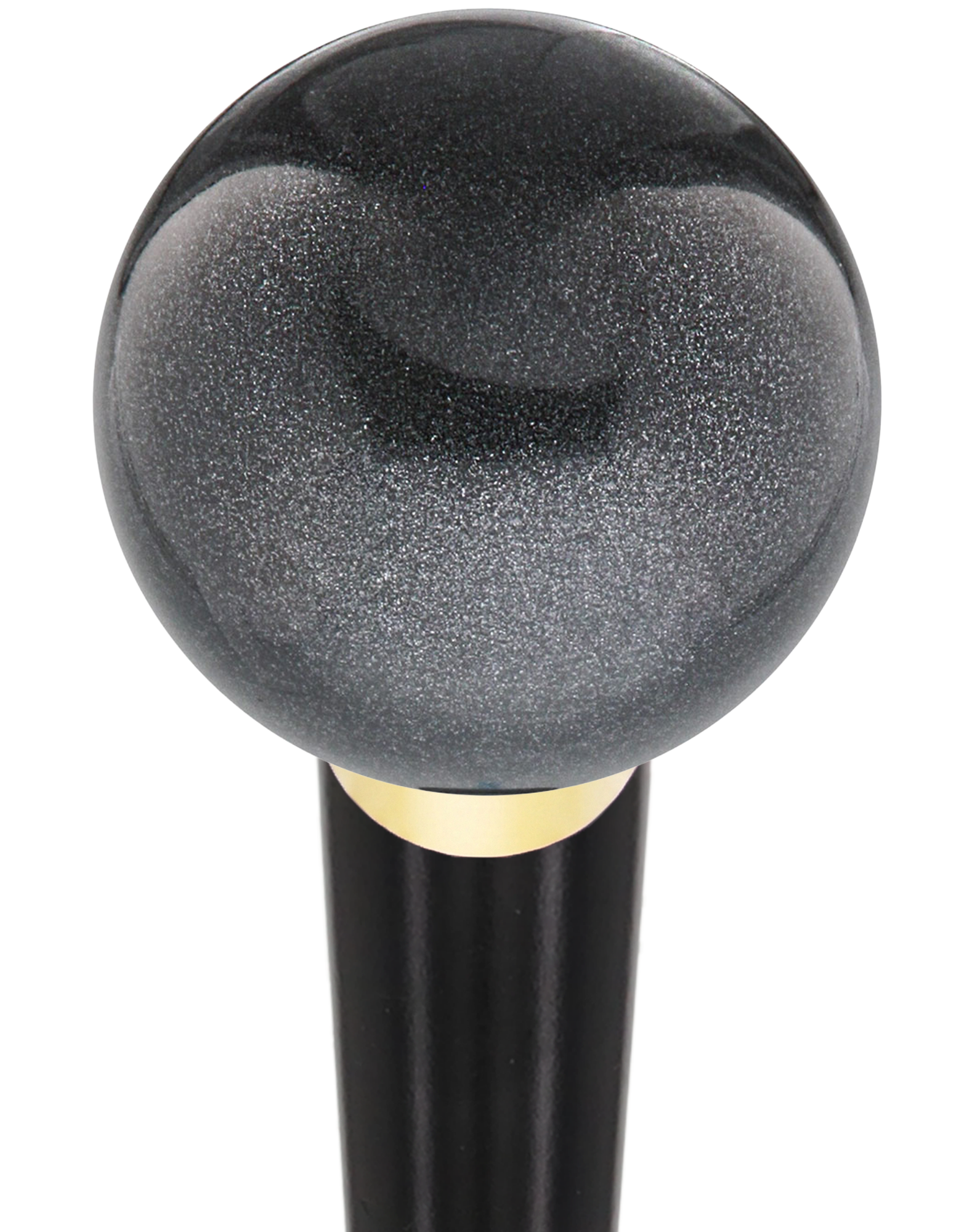 Carbon Graphite Knob Cane - Personalize Wood Shaft & Collar