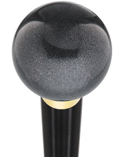 Carbon Graphite Knob Cane - Personalize Wood Shaft & Collar