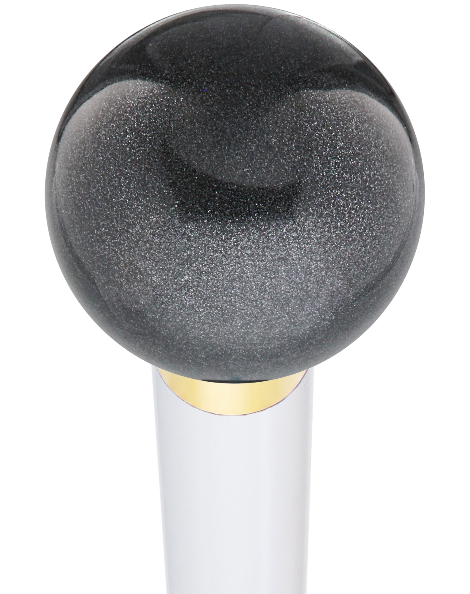 Carbon Graphite Knob Cane - Personalize Wood Shaft & Collar