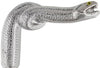 Cunningly Vicious Snake Nickel Plated Fritz Handle Cane w/ Custom Shaft & Collar