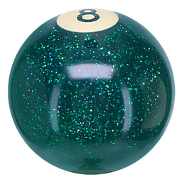 Green Sparkle 8 Ball Shift Knob Cane Cane w/ Custom Wood Shaft & Collar