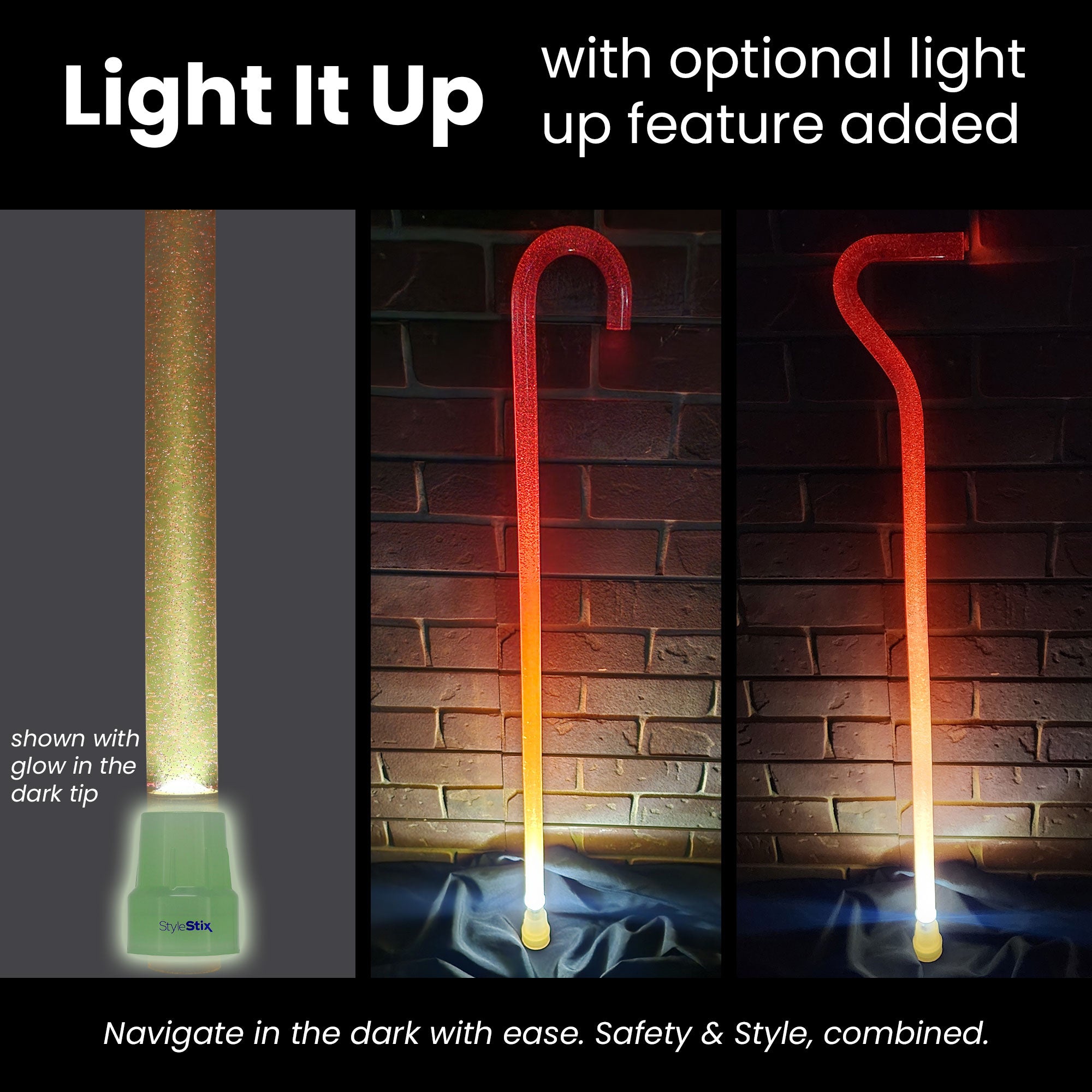 Light up variant showcase information