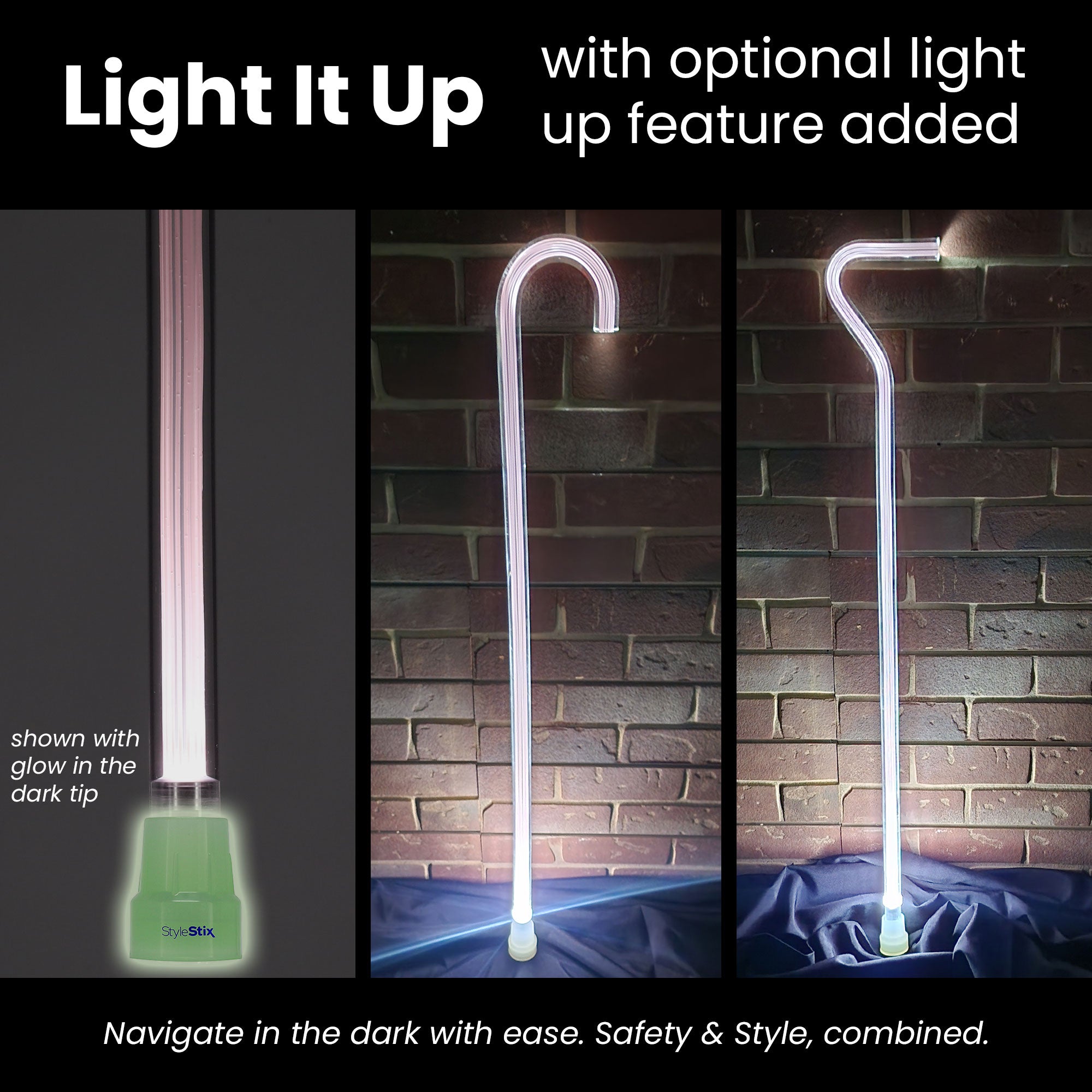 Light up variant showcase information