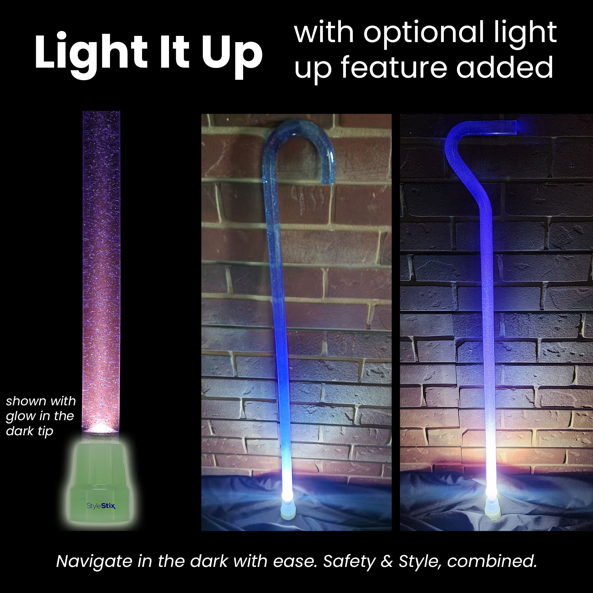 Light up variant showcase information