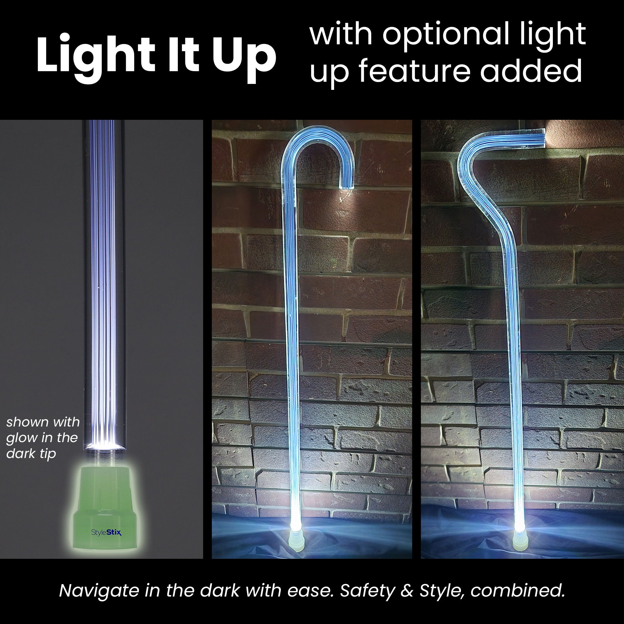 Light up variant showcase information