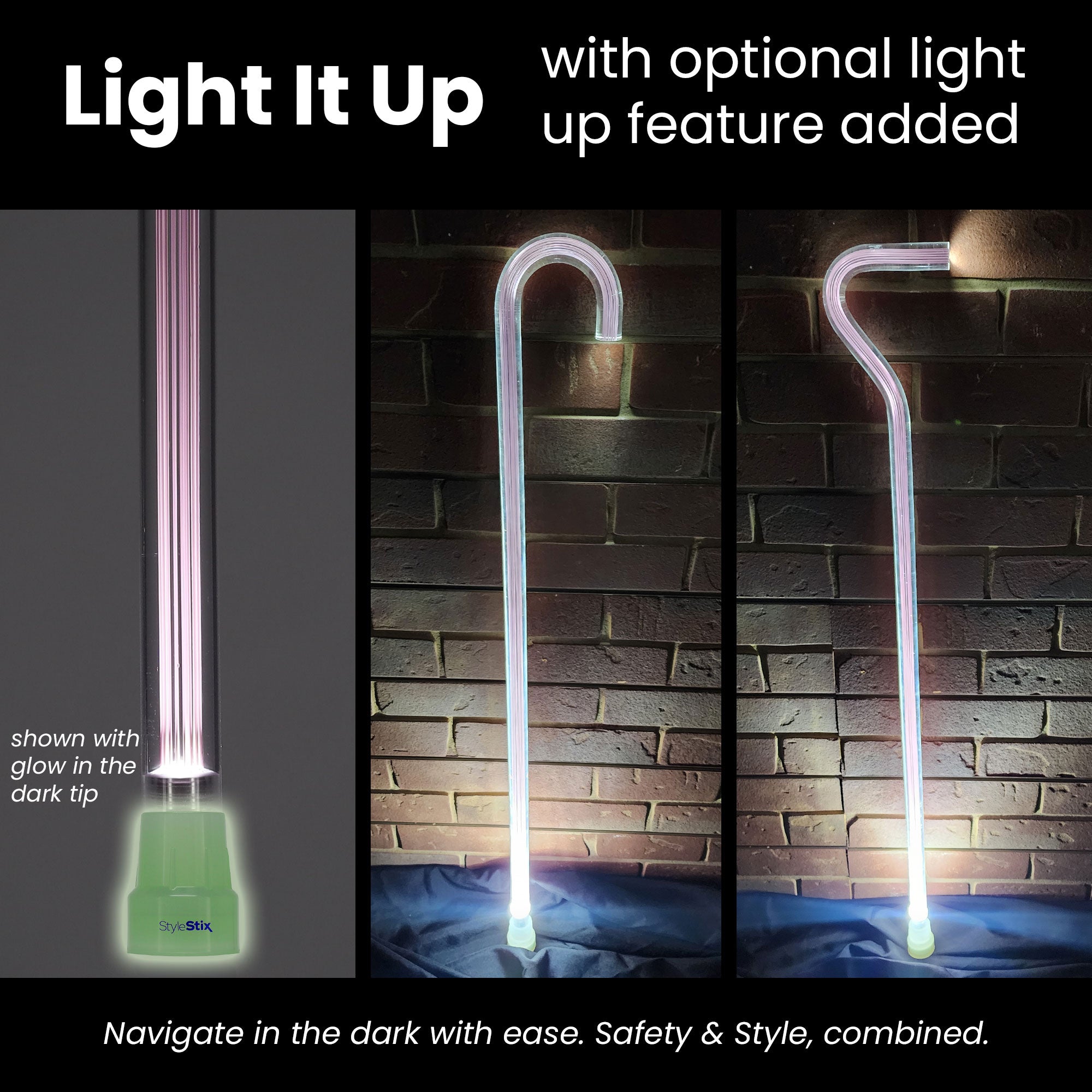 Light up variant showcase information