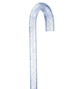 Blue Stardust Sparkle Cane: Blue Sparkles in Invisible Clear Shaft