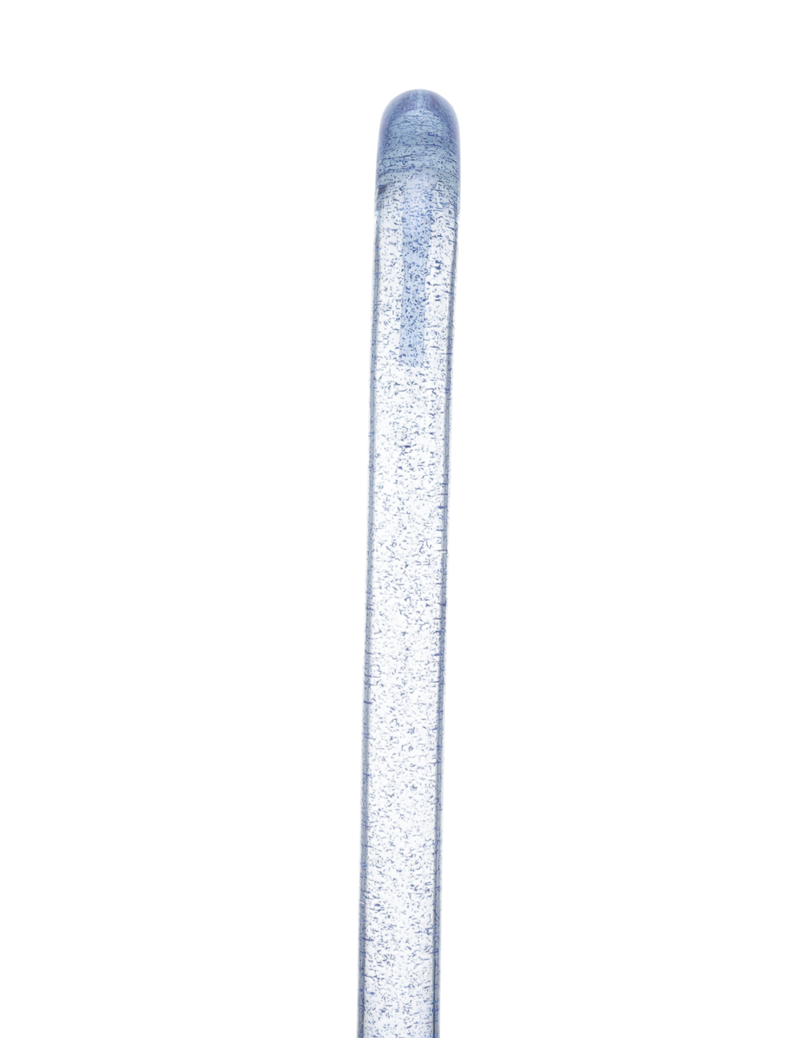 Blue Stardust Sparkle Cane: Blue Sparkles in Invisible Clear Shaft