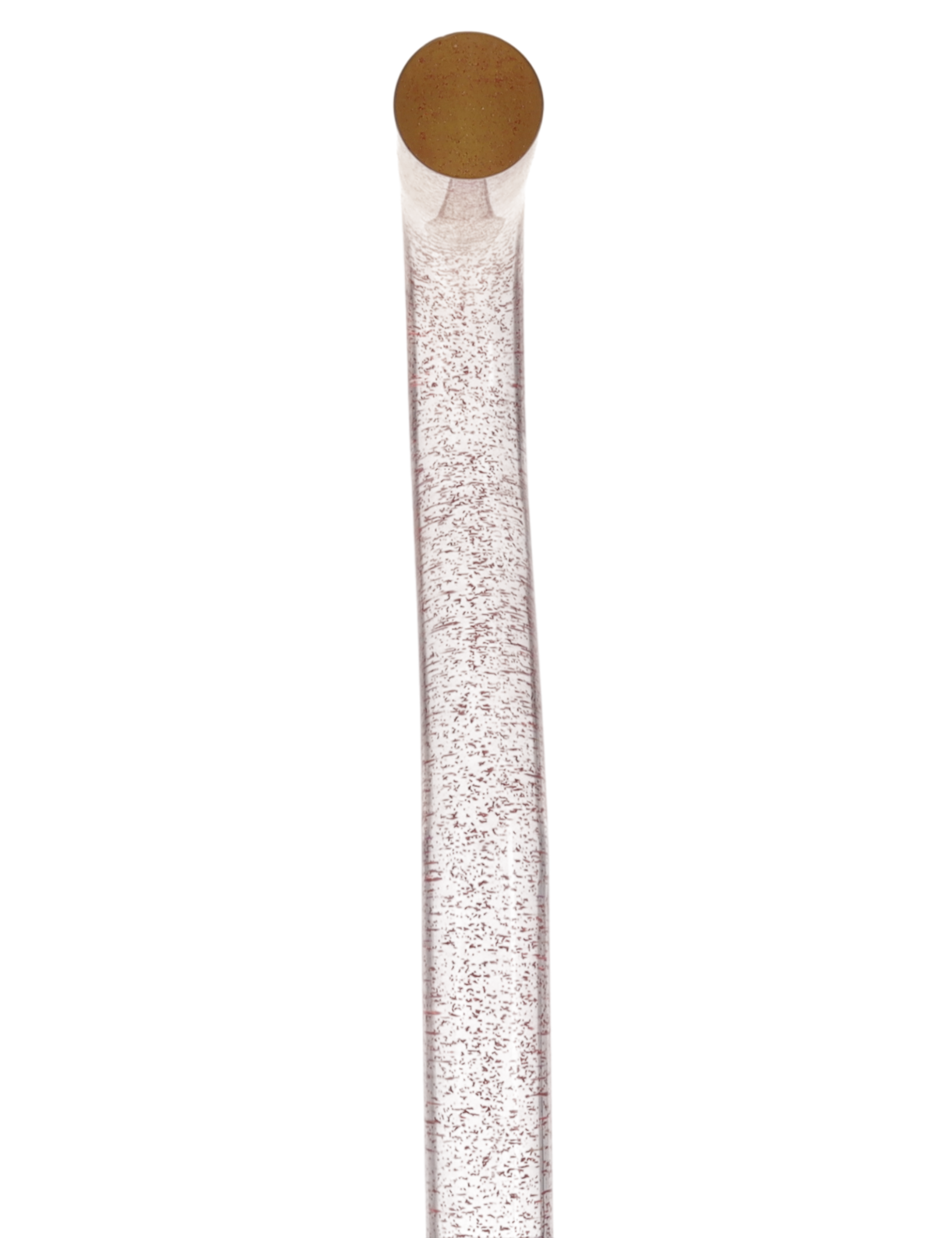 Rosé Shimmer Sparkle Cane: Pink Sparkles in Invisible Clear Shaft