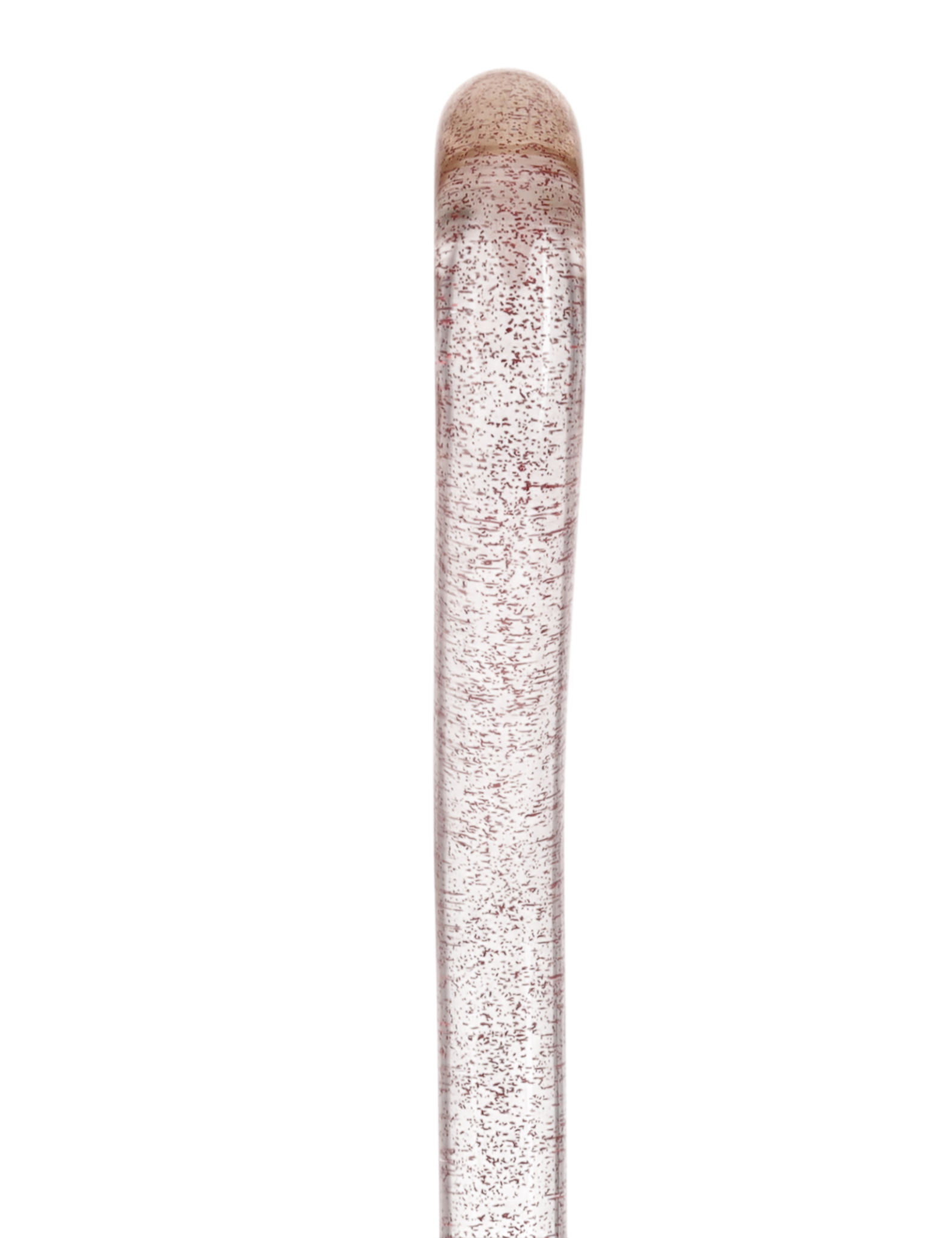 Rosé Shimmer Sparkle Cane: Pink Sparkles in Invisible Clear Shaft