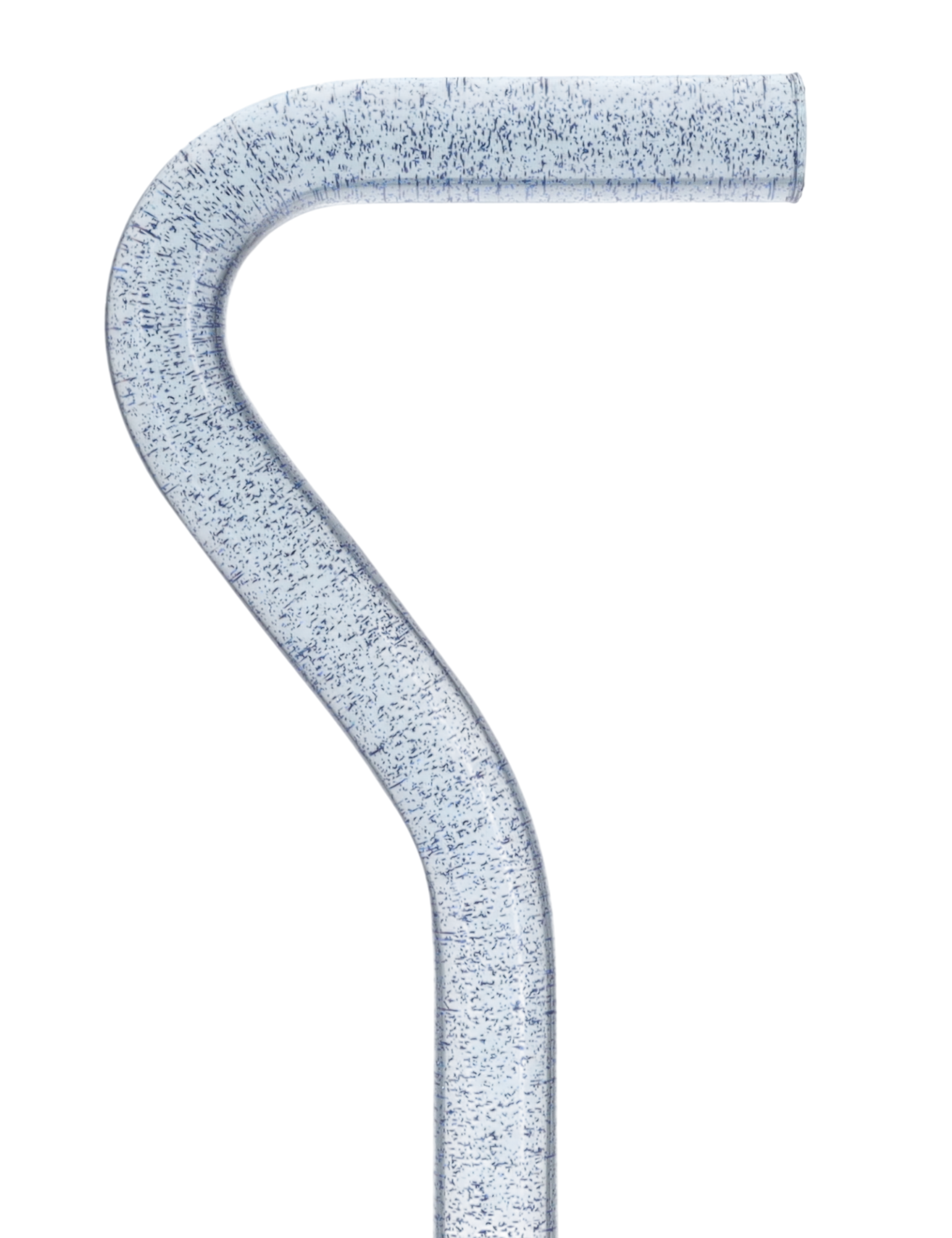 Blue Stardust Sparkle Cane: Blue Sparkles in Invisible Clear Shaft