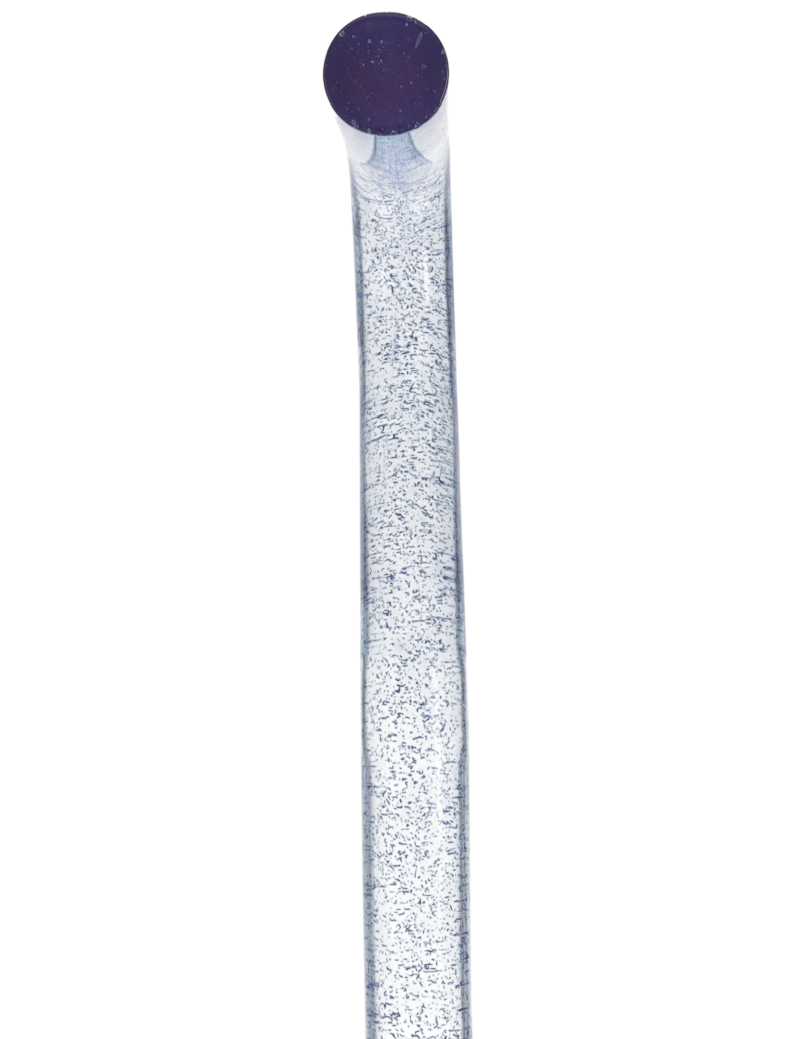 Blue Stardust Sparkle Cane: Blue Sparkles in Invisible Clear Shaft