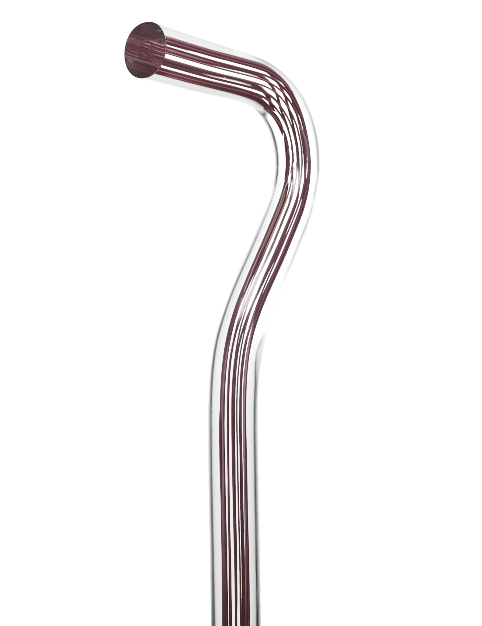 Mauvelous Glide Cane: Mauve Violet Lines in Invisible Clear Shaft