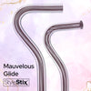 Mauvelous Glide Cane: Mauve Violet Lines in Invisible Clear Shaft